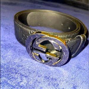 Mens Leather Gucci Belt